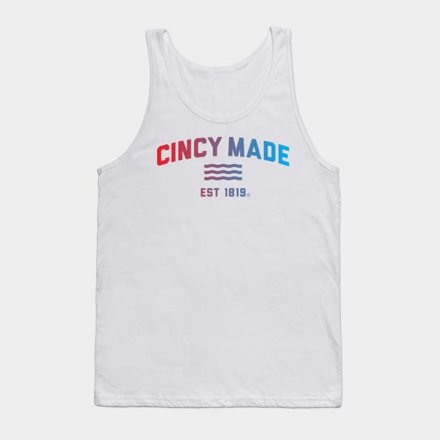 Cincy Made Tank Top by madebyrobbycee